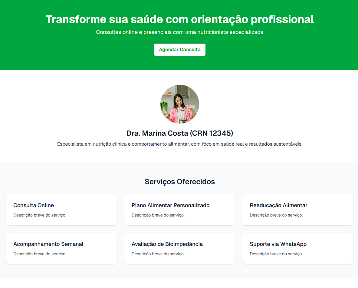 Consultório Nutricionista